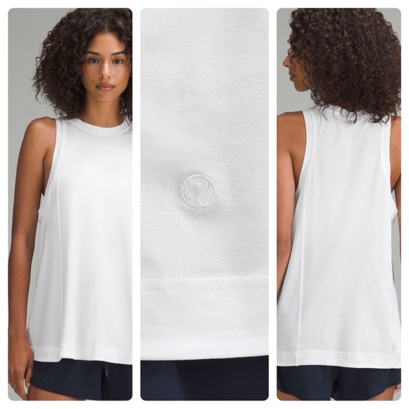 Lululemon Long Cotton Crewneck Tank - Picture 1 of 1